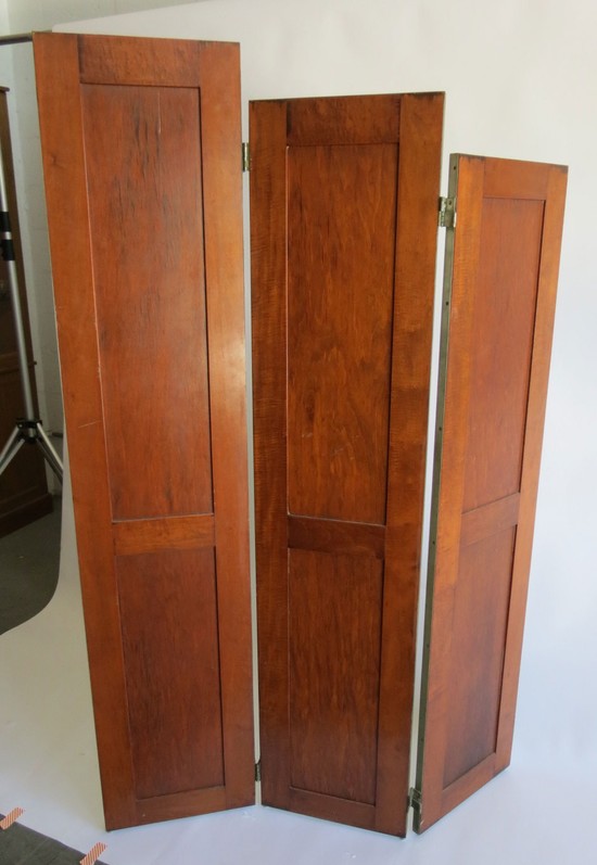 American Art Deco “Stair-Step” Mirrored Screen